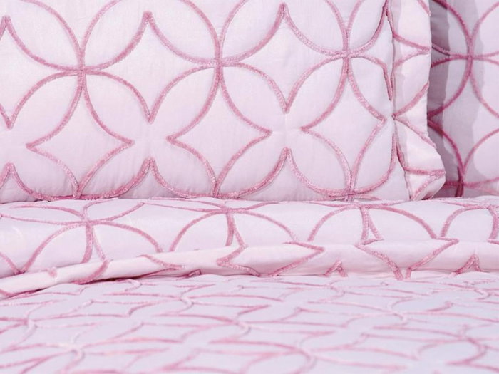 L'essentiel linge de maison Juego de colcha doble Parolin - Powder